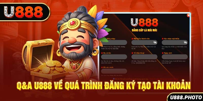 Q&A U888 về quá trình đăng ký tạo tài khoản