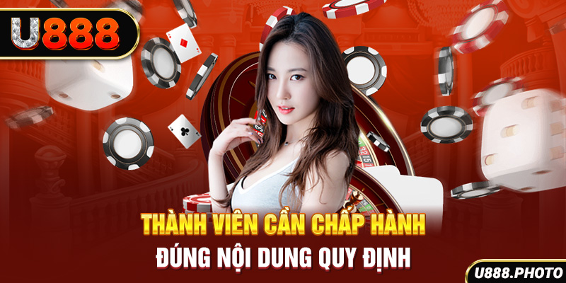 Thành viên cần chấp hành đúng nội dung quy định